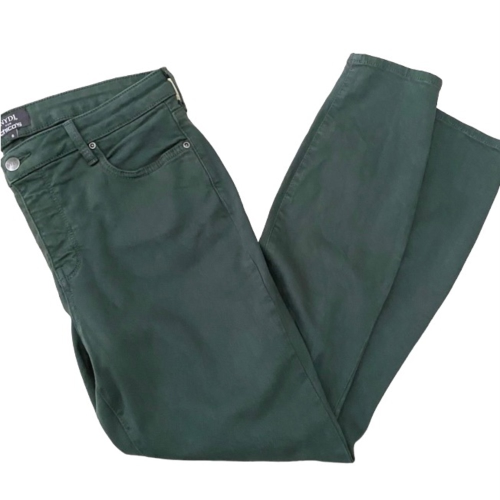 💥2 x HOST PICK💥 NYDJ for Chico’s Green Flawless Contour Skinny Ankle Jeans - Picture 2 of 16